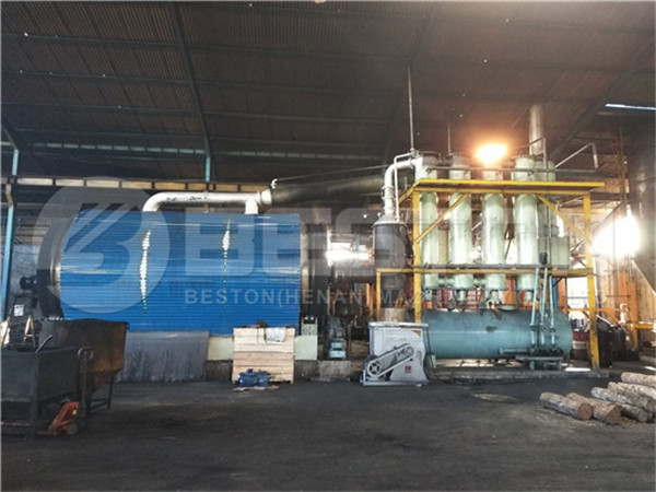 Tire Pyrolysis Plant in Indonesia