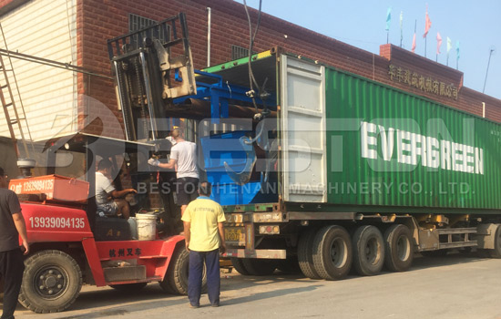 Shipment of Solid Waste Treatment Machine to Foreign Country