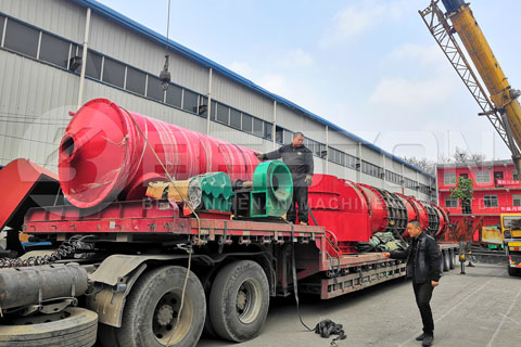 Shipment of Bamboo Charcoal Making Machine - Project