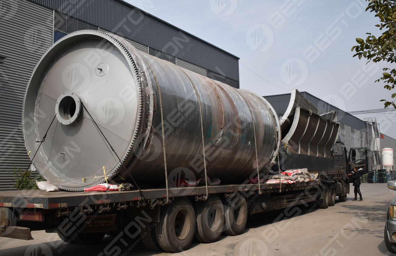 Beston Tyre Pyrolysis Machine Shipped to Shanxi