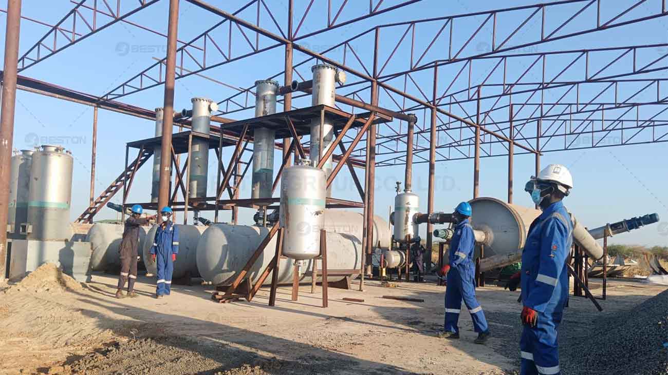 Oil Sludge Pyrolysis Plant in South Sudan